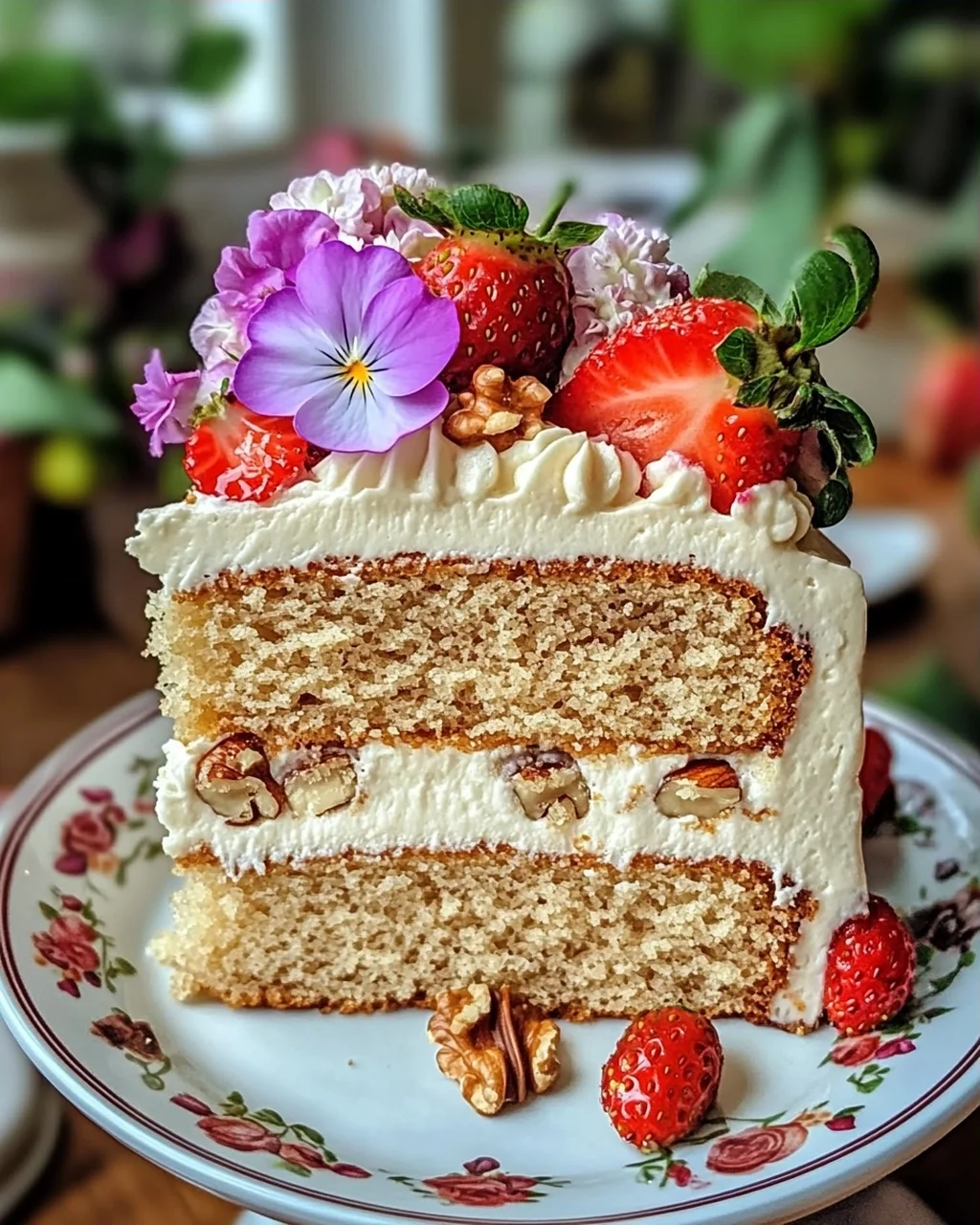Ahorn-Walnuss-Kuchen für den perfekten Frühling