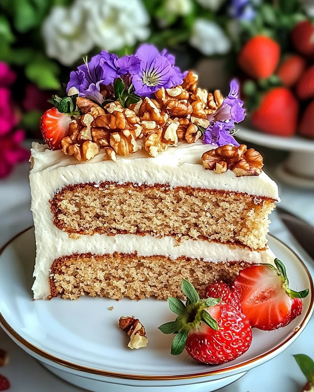 Ahorn-Walnuss-Kuchen für den perfekten Frühling