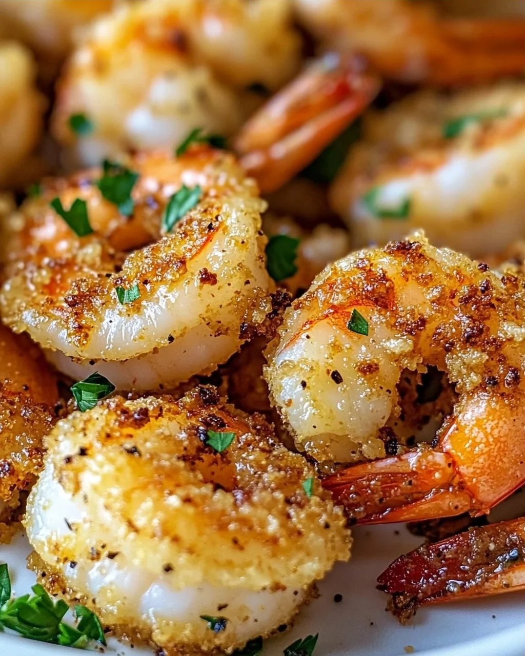Air Fryer Knoblauch Parmesan Garnelen