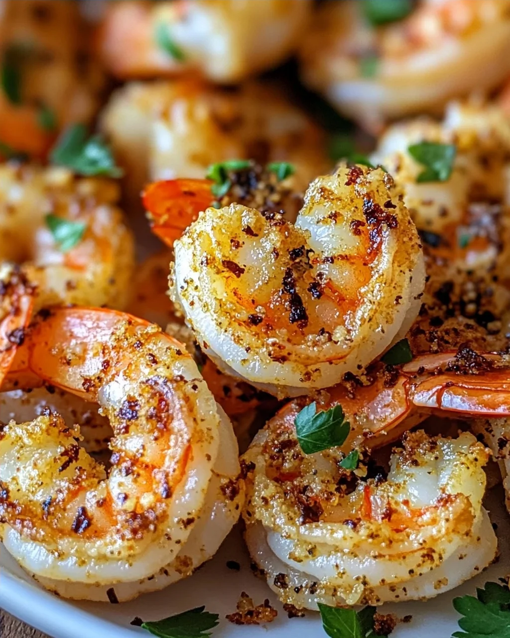 Air Fryer Knoblauch Parmesan Garnelen