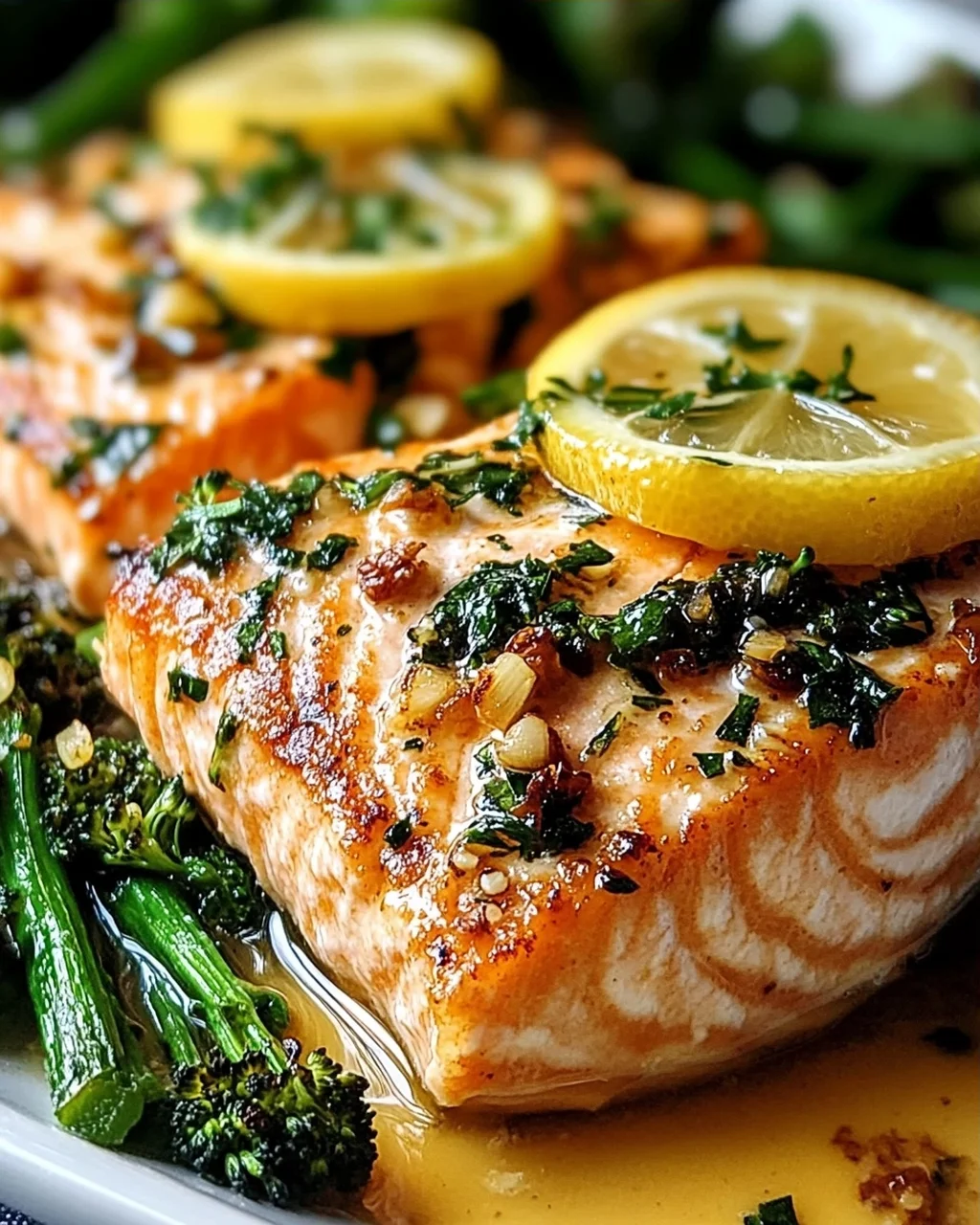 Buttergebackener Lachs mit Broccolini