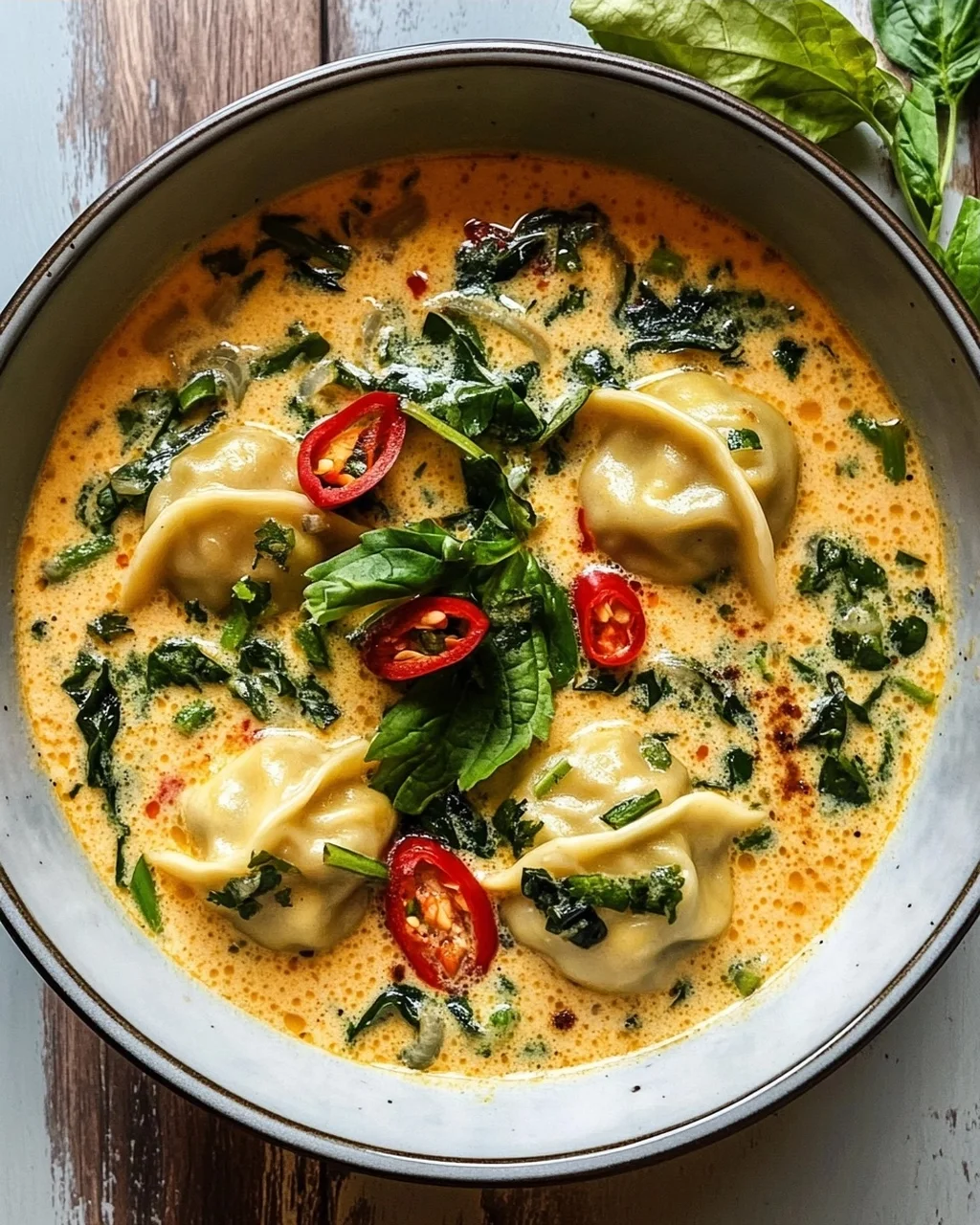 Das beste Rezept: Cremige Thai Dumpling Suppe – Unwiderstehlich