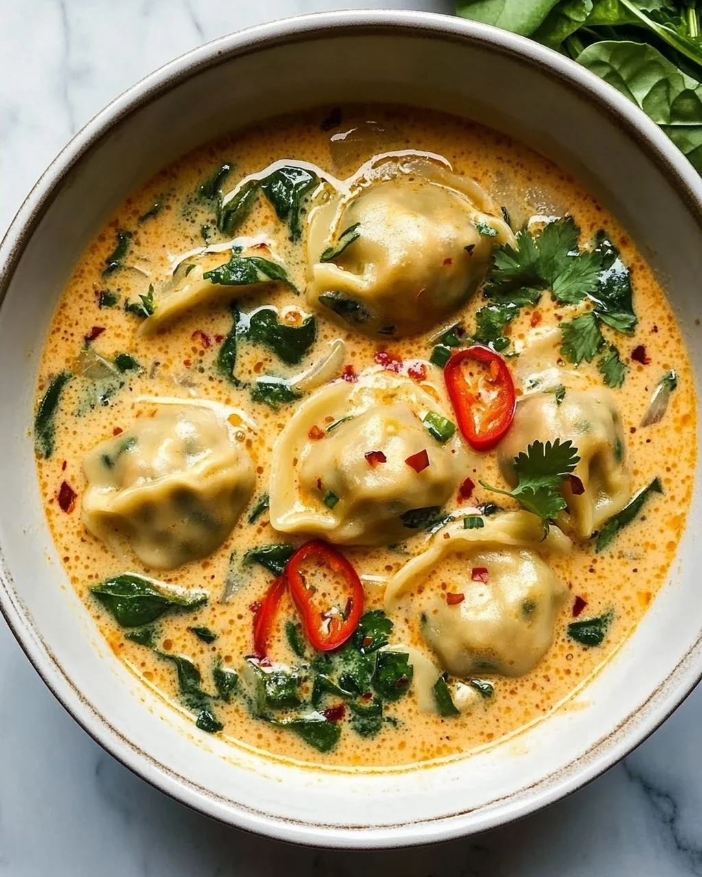 Das beste Rezept: Cremige Thai Dumpling Suppe – Unwiderstehlich