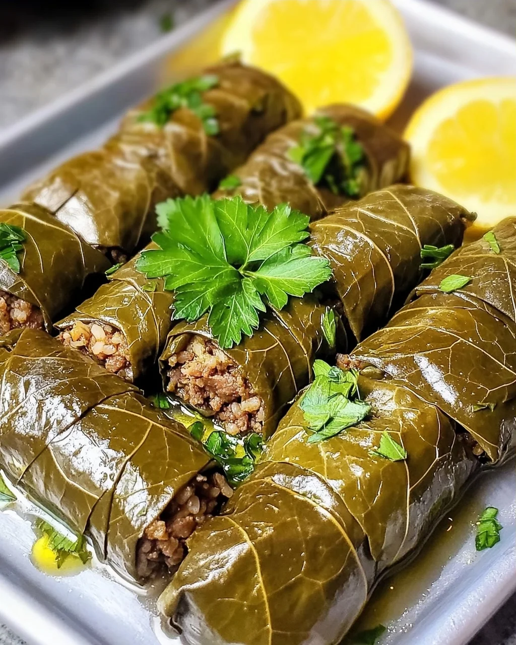 Dolmades: Einfache gefüllte Weinblätter aus Griechenland