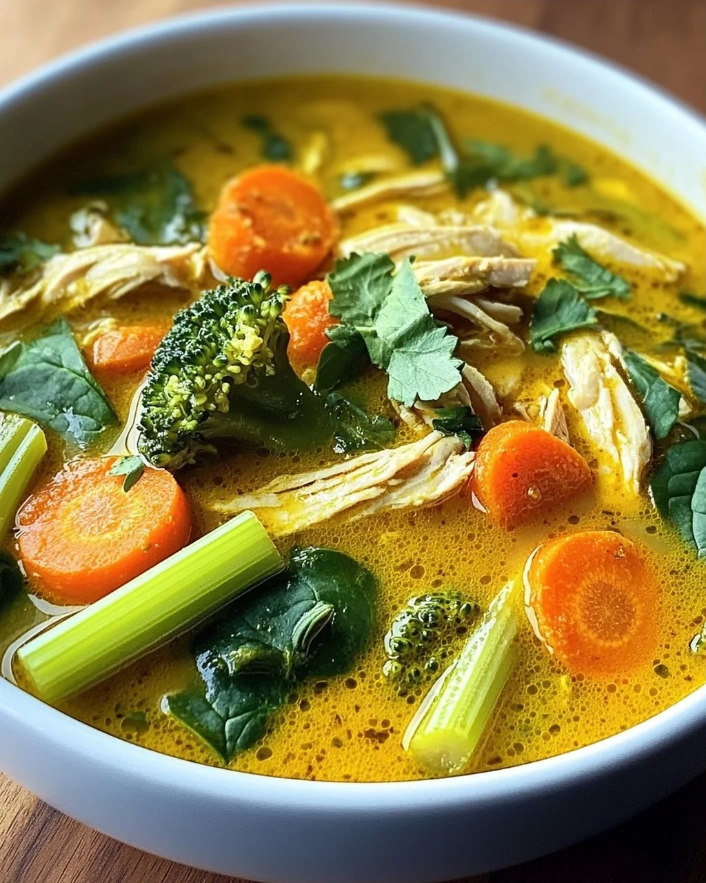 Entzündungshemmende Kurkuma-Hühnersuppe