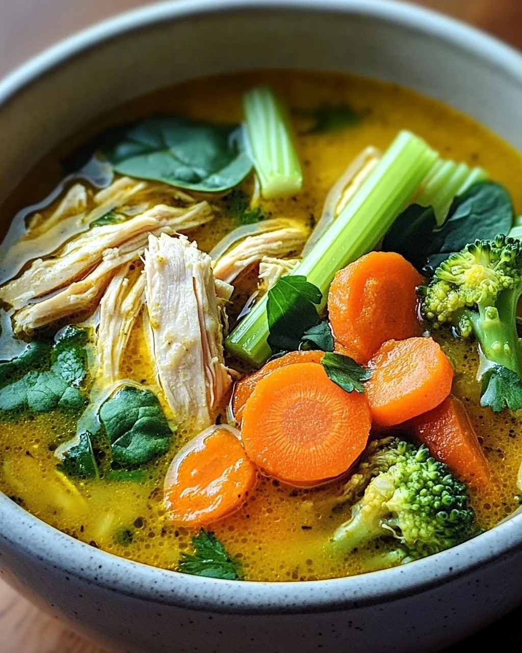 Entzündungshemmende Kurkuma-Hühnersuppe