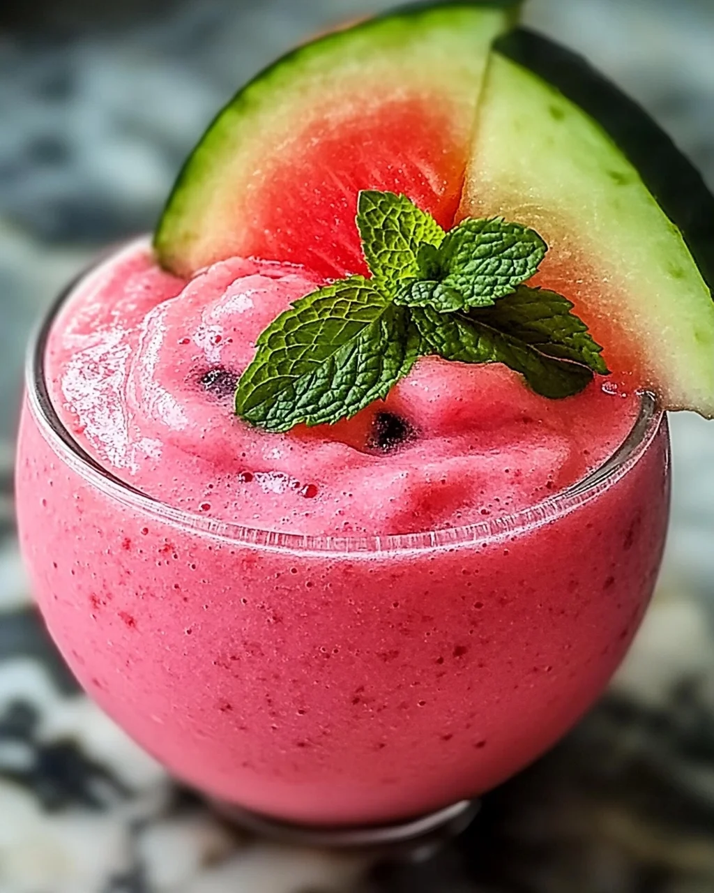 Erfrischender Wassermelonen-Smoothie für den Sommer