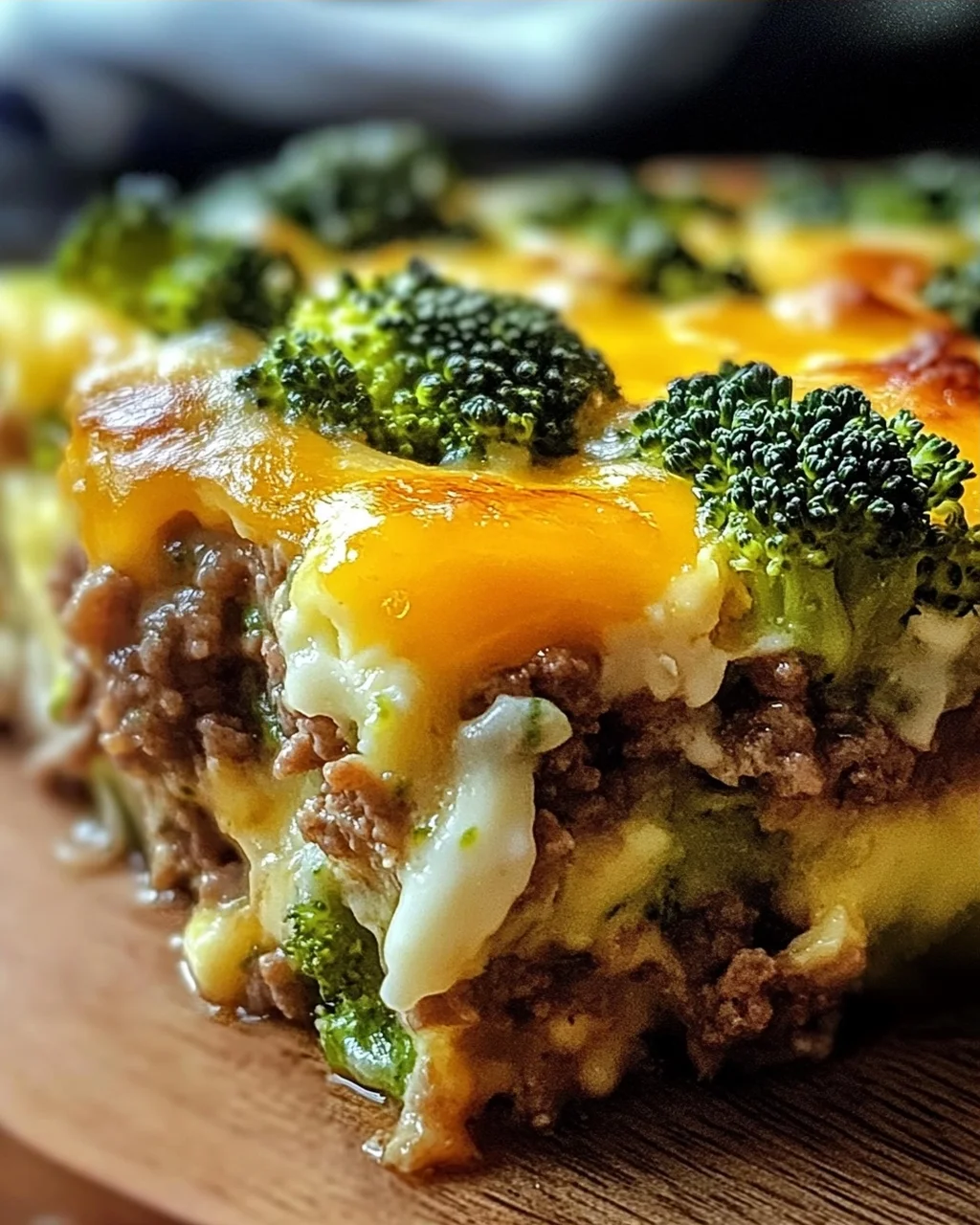 Fitness Auflauf mit Brokkoli und Rinderhack