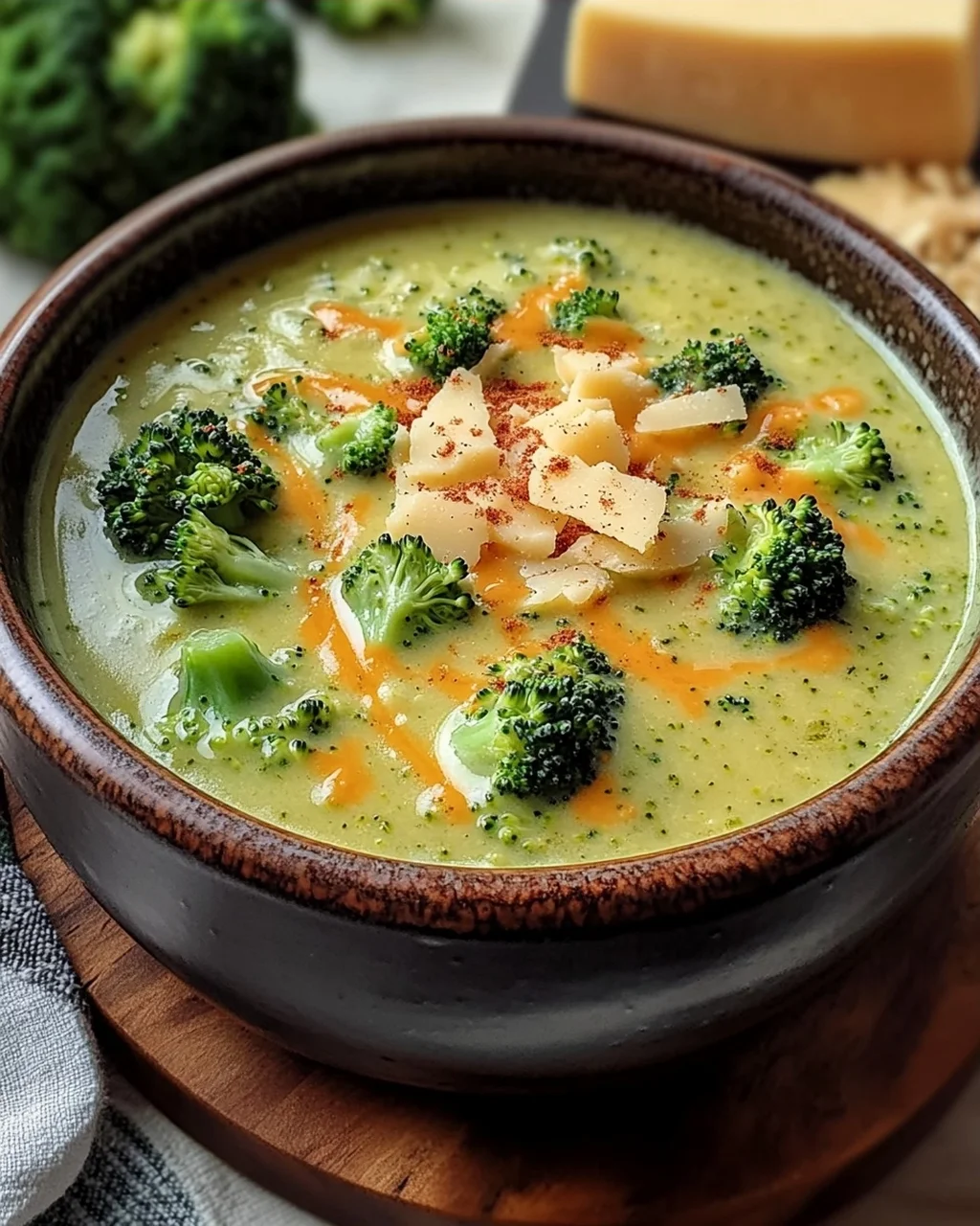 Geräucherte Gouda Brokkoli Suppe in 30 Minuten