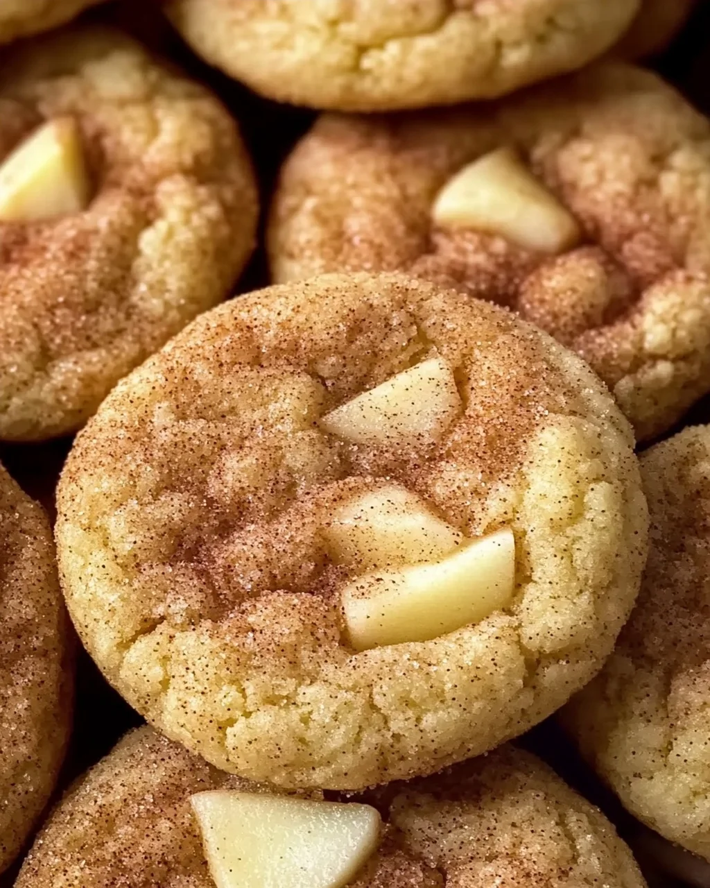 Gewürzte Apfel-Zimt Snickerdoodle Cookies