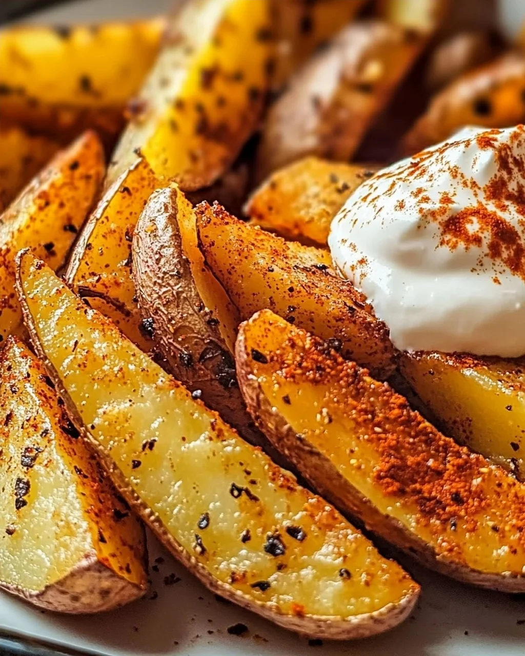 Gewürzte Ofenkartoffelspalten ganz einfach selber machen