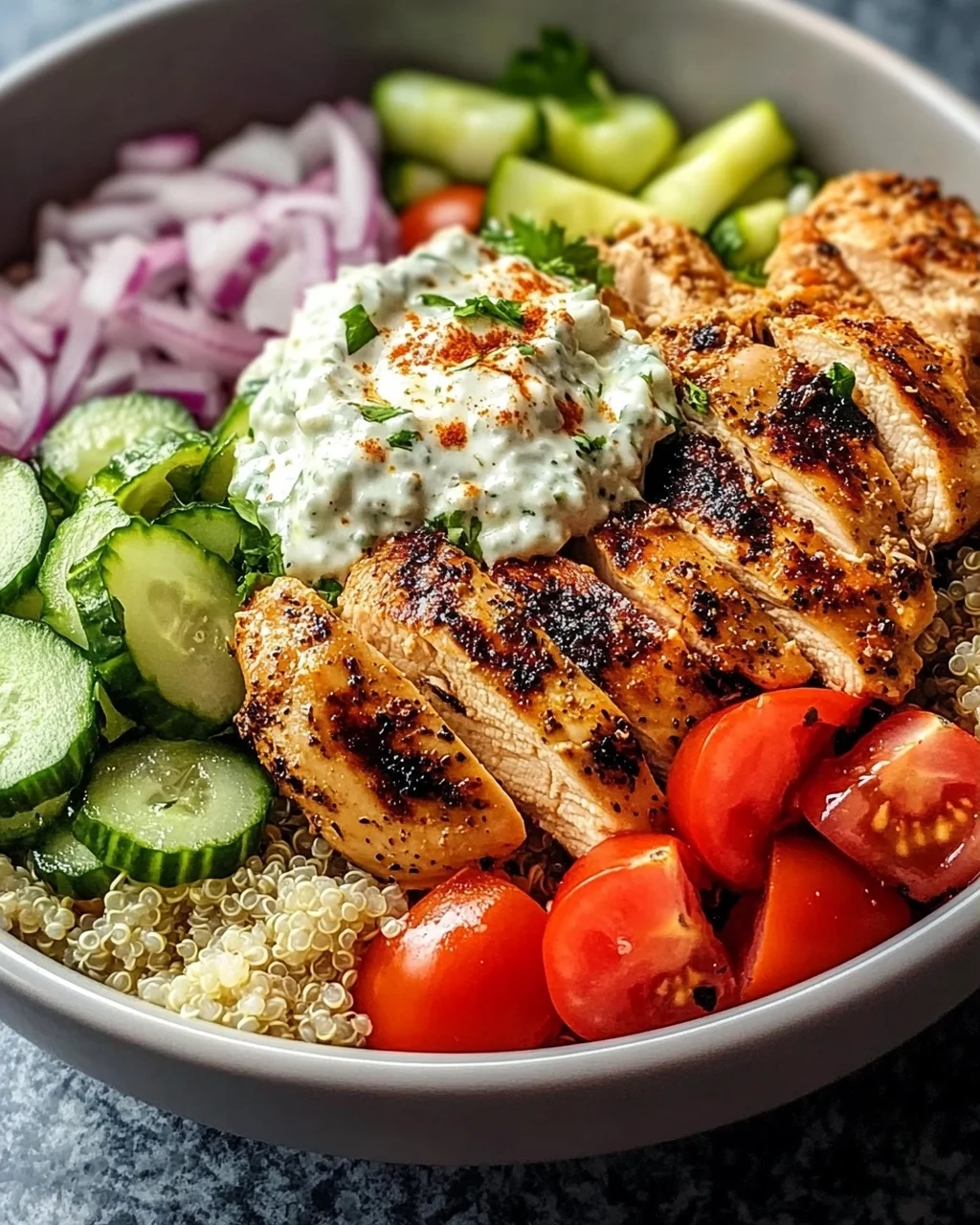 Greek Chicken Bowls Rezept – Einfach & Lecker Genießen!