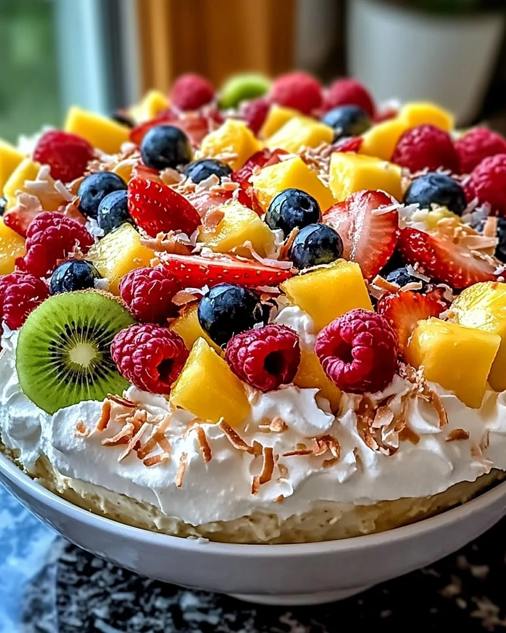 Hawaiian Käsekuchen Salat für den perfekten Sommergenuss