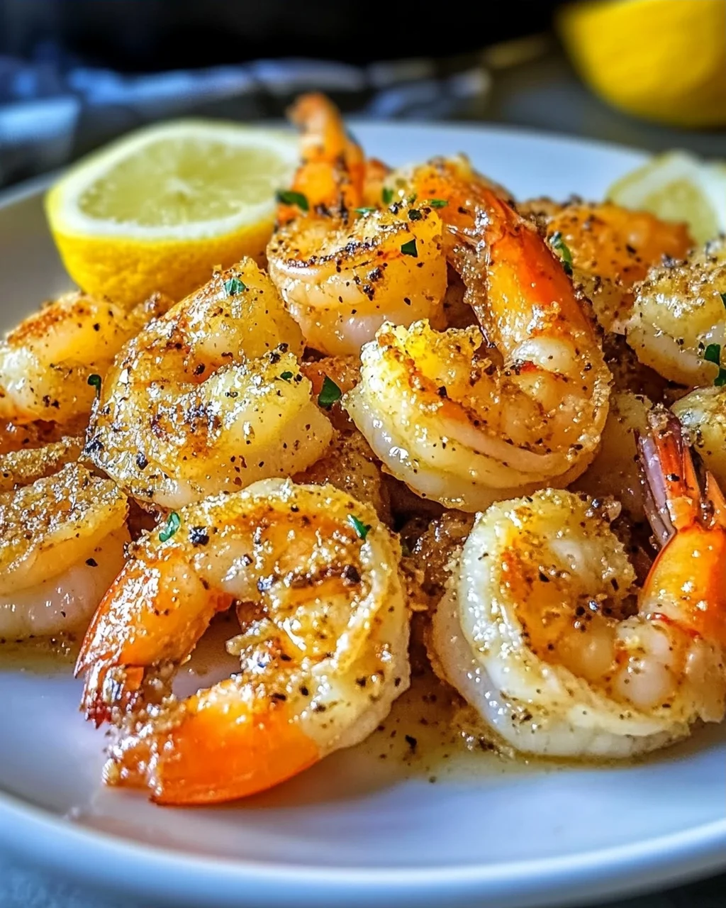 Hawaiianischer Knoblauch-Garnelen schnell zubereitet