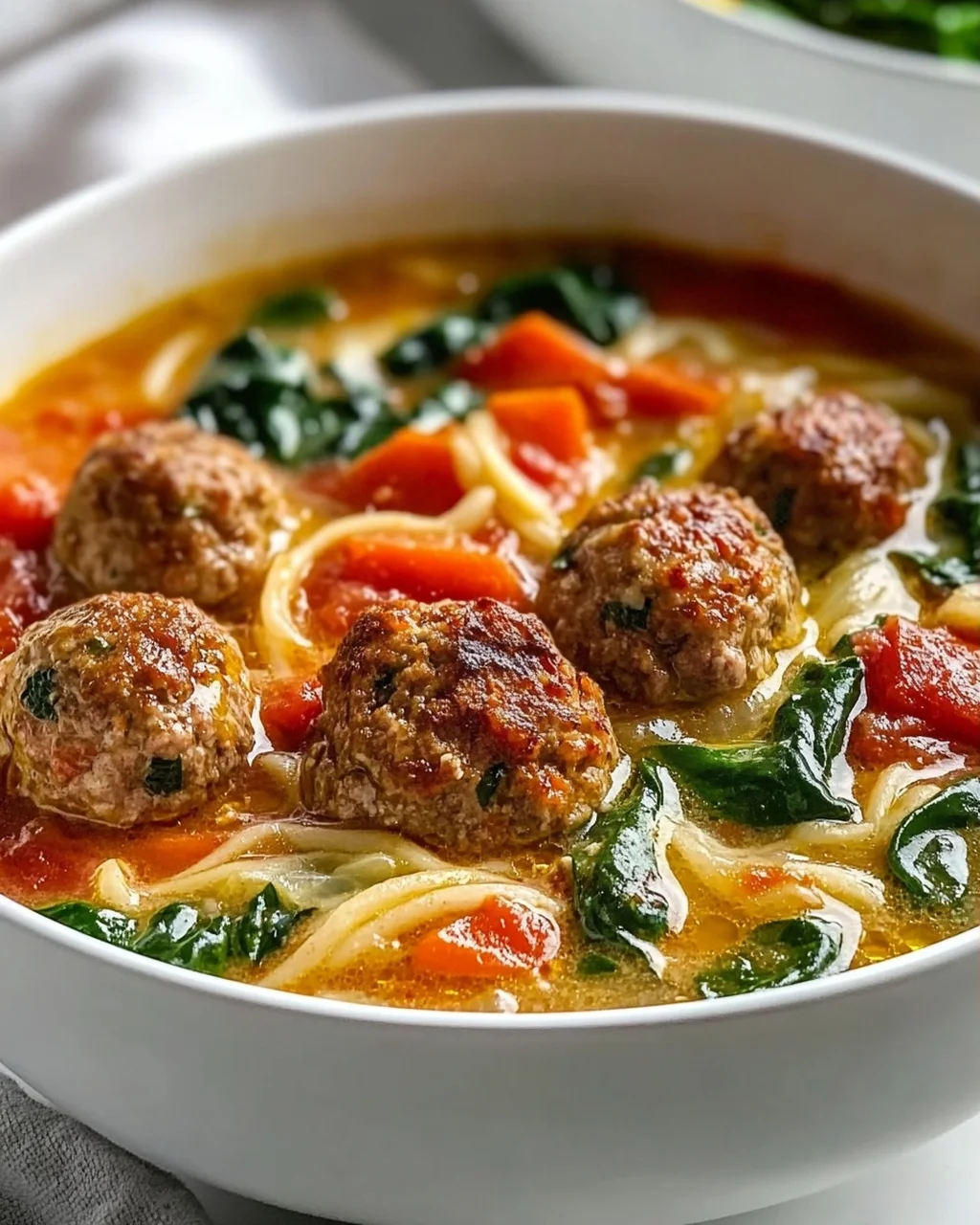 Herzhafte Schongarer Hackbällchen Suppe – Einfach & Lecker