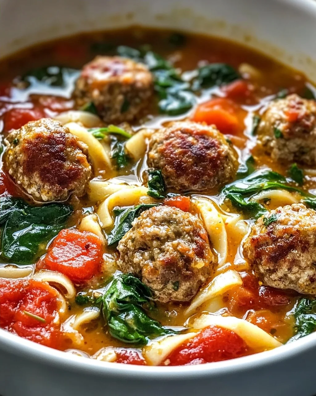 Herzhafte Schongarer Hackbällchen Suppe – Einfach & Lecker