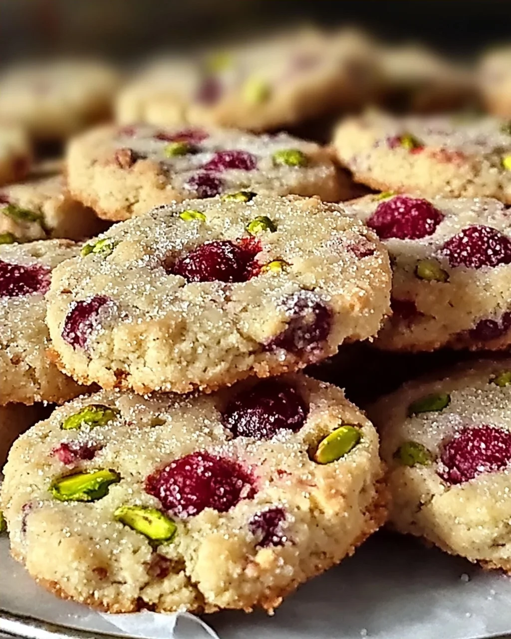 Himbeer-Pistazien-Shortbread-Kekse für jeden Anlass