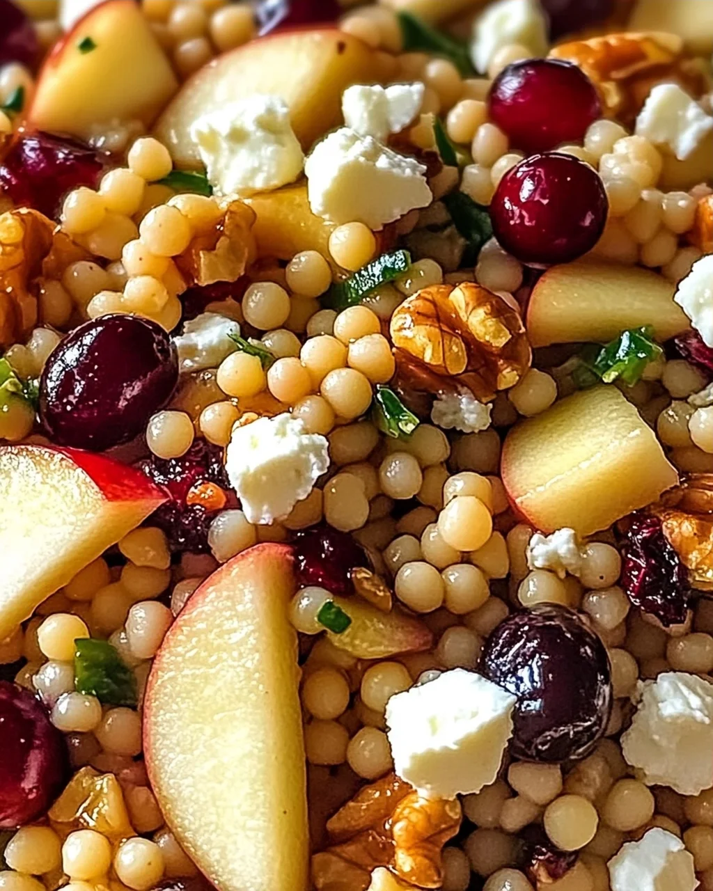 Honig Herbst Perlen Couscous Salat für dein Wohlfühlen