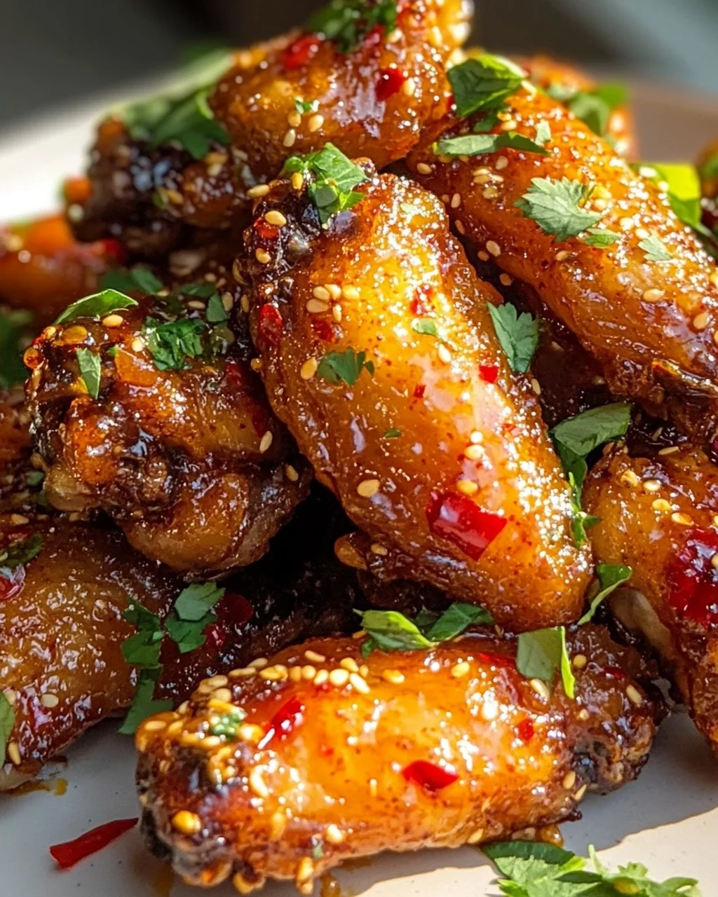 Hot Honey Chicken Wings mit Knoblauch & Chili – Süß-scharf!