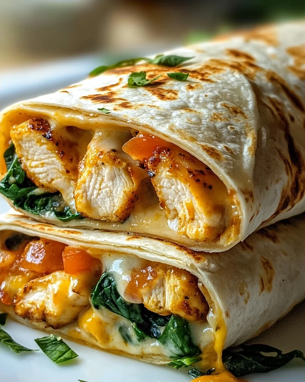 Käse-Knoblauch-Hähnchen Wraps – Lecker und Einfach Zubereiten!