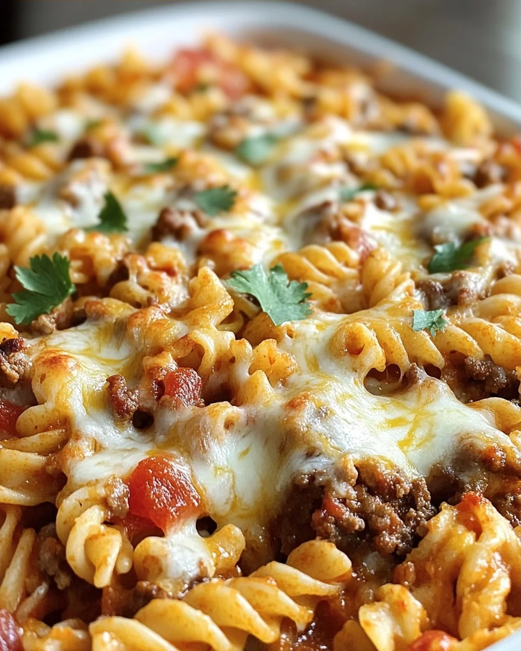 Käse-Taco-Stick-Pasta-Auflauf