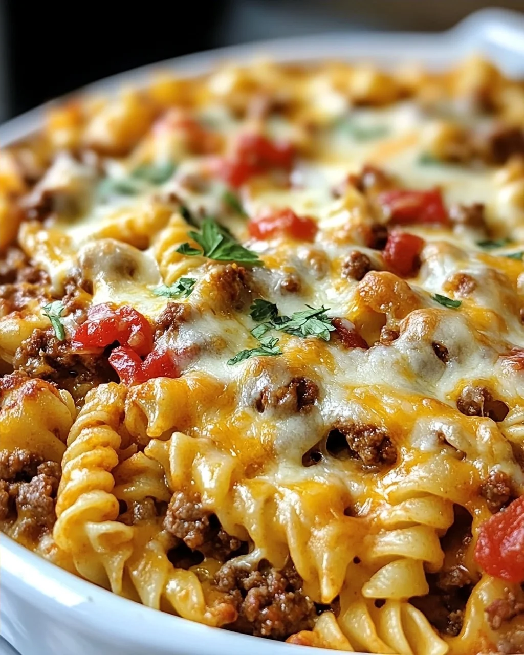 Käse-Taco-Stick-Pasta-Auflauf