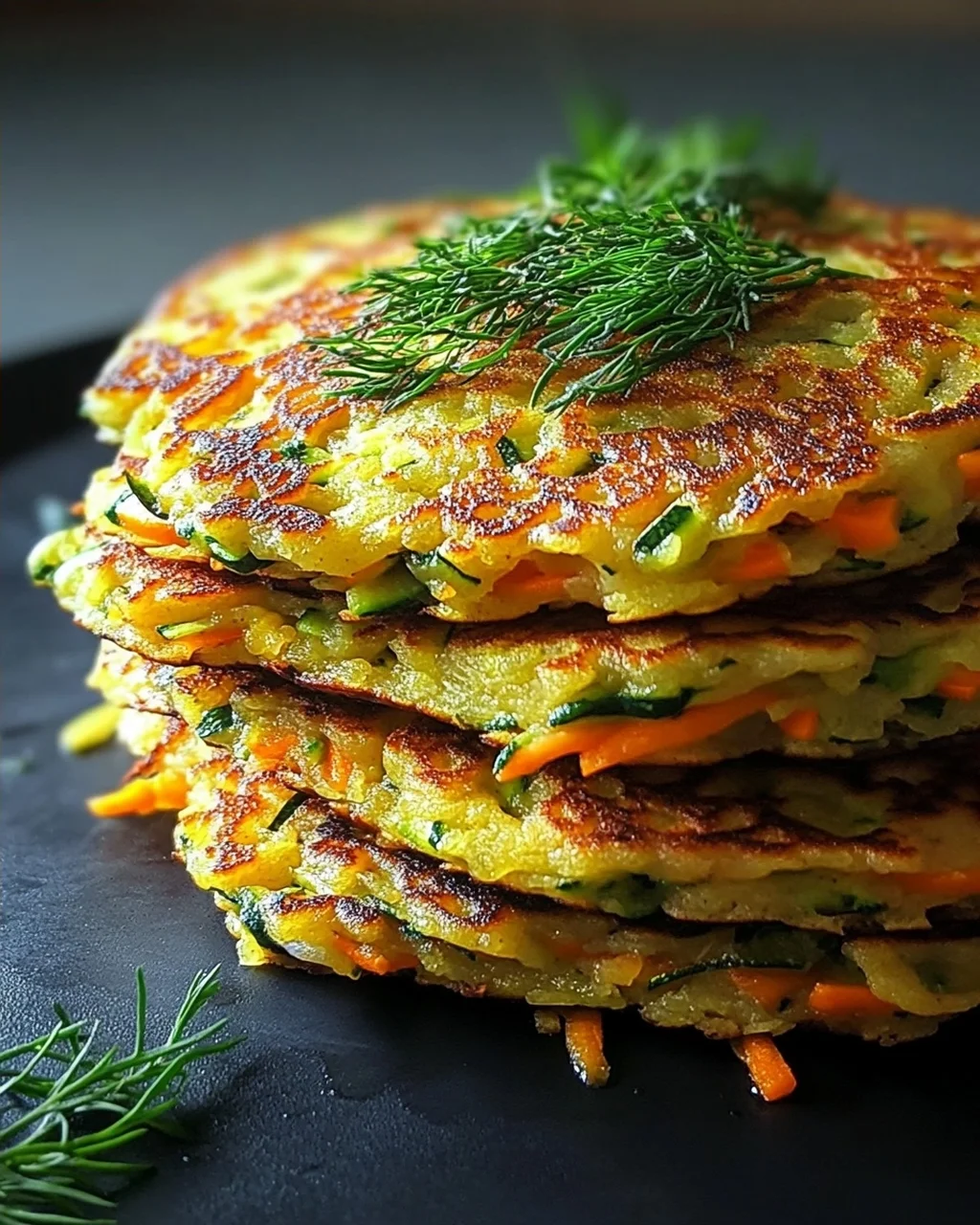 Keto Gemüse-Pfannkuchen