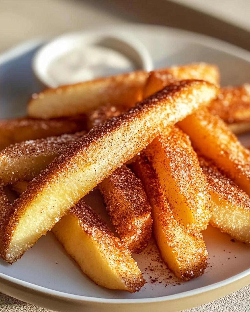 Knusprige Air Fryer Apfel-Pommes: Süßer Snack leicht gemacht!