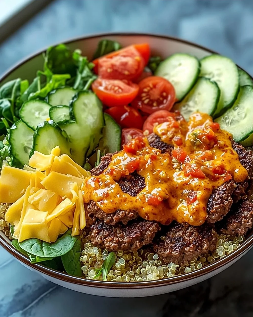 Köstliche Burger Bowls: Würziges Rezept für Genuss!