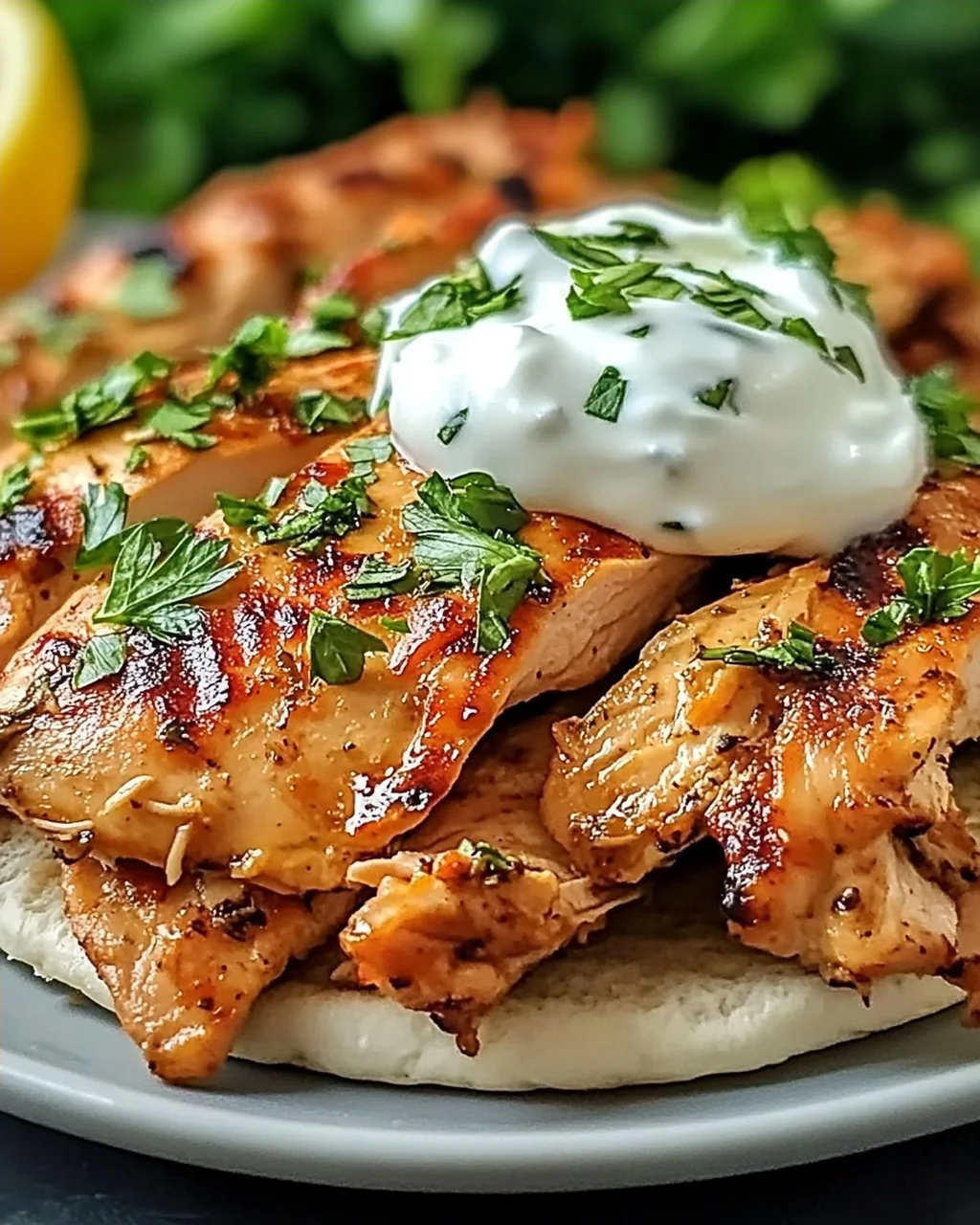 Köstliche Slow Cooker Hähnchen Gyros für jeden Tag