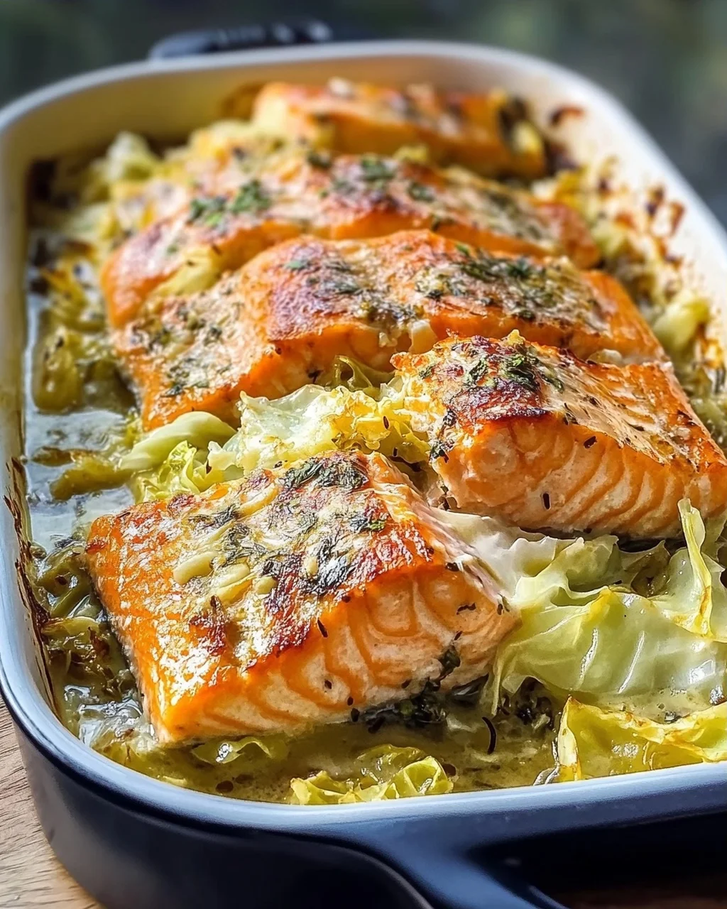 Lachs-Spitzkohl-Auflauf