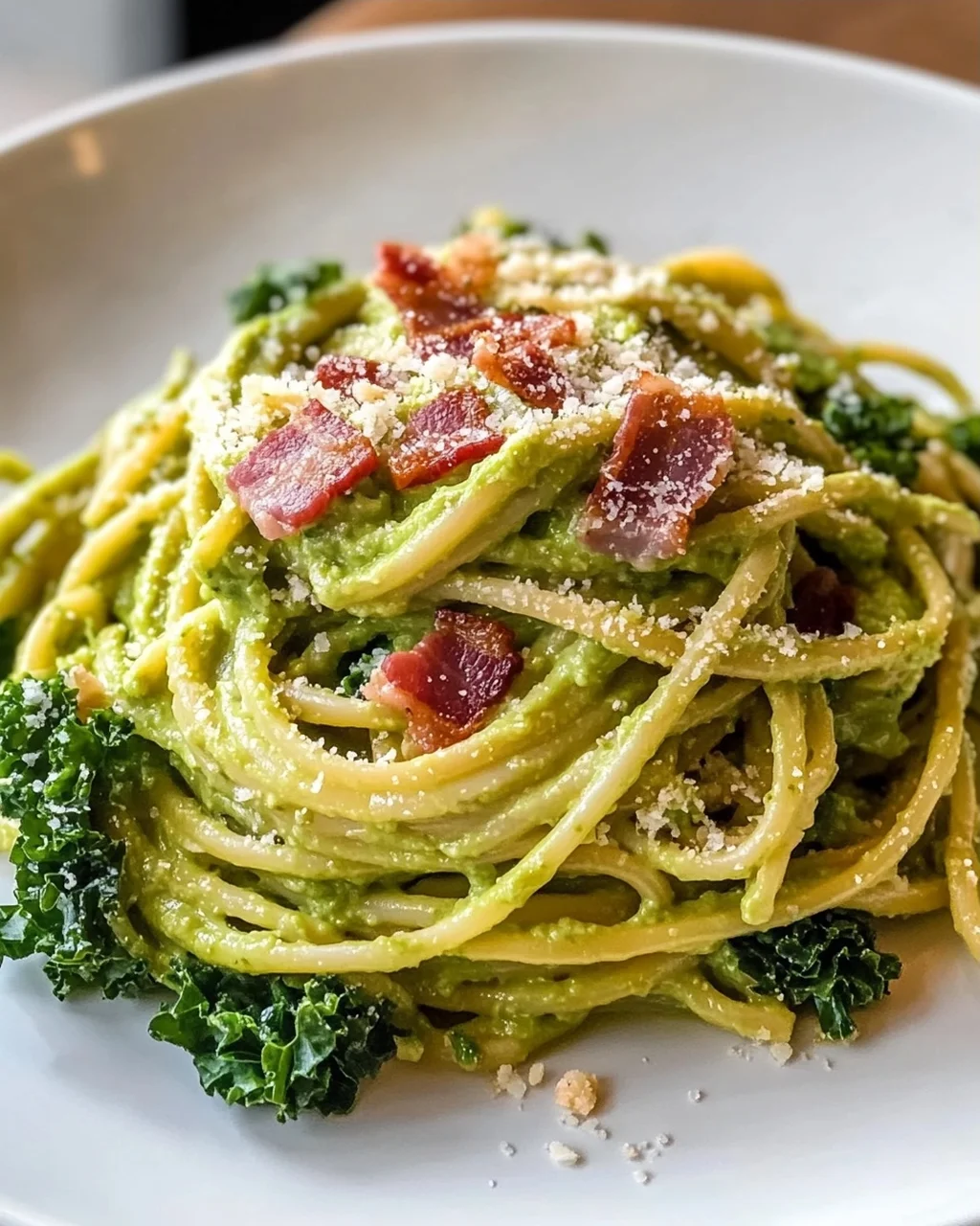 Leckere Avocado Carbonara mit Rindfleisch – Einfaches Rezept!