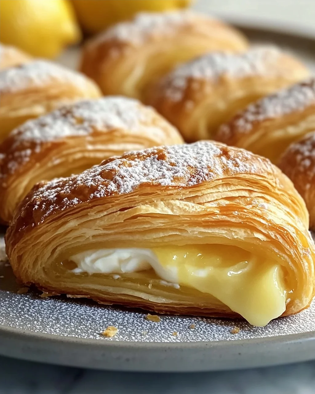 Lemon Cream Cheese Crescent Danish – Frischer Genuss für Jeden!