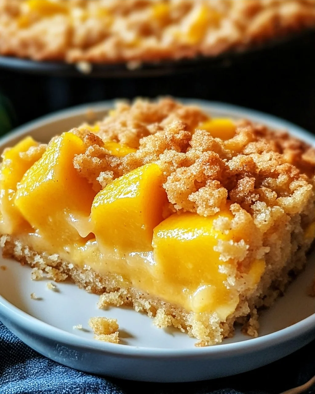 Mango-Streuselkuchen: Der perfekte Sommerschmaus