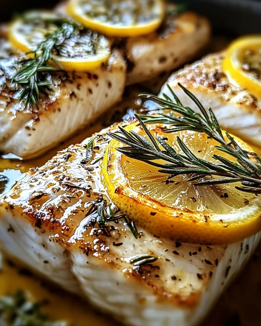 Ofenfisch mit Kräutern und Zitronen
