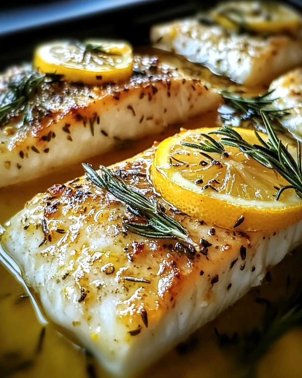 Ofenfisch mit Kräutern und Zitronen