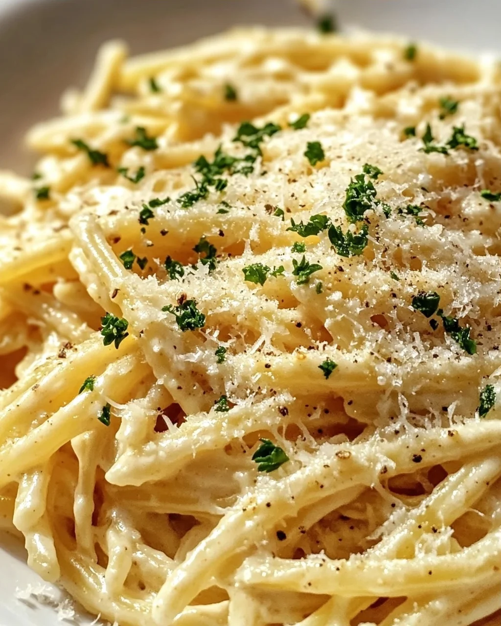 One Pot Cremige Knoblauch Pasta