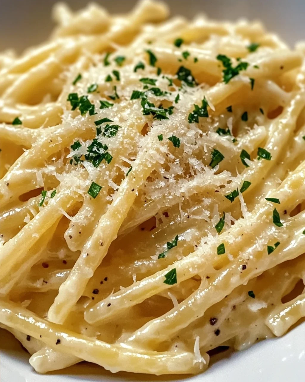 One Pot Cremige Knoblauch Pasta