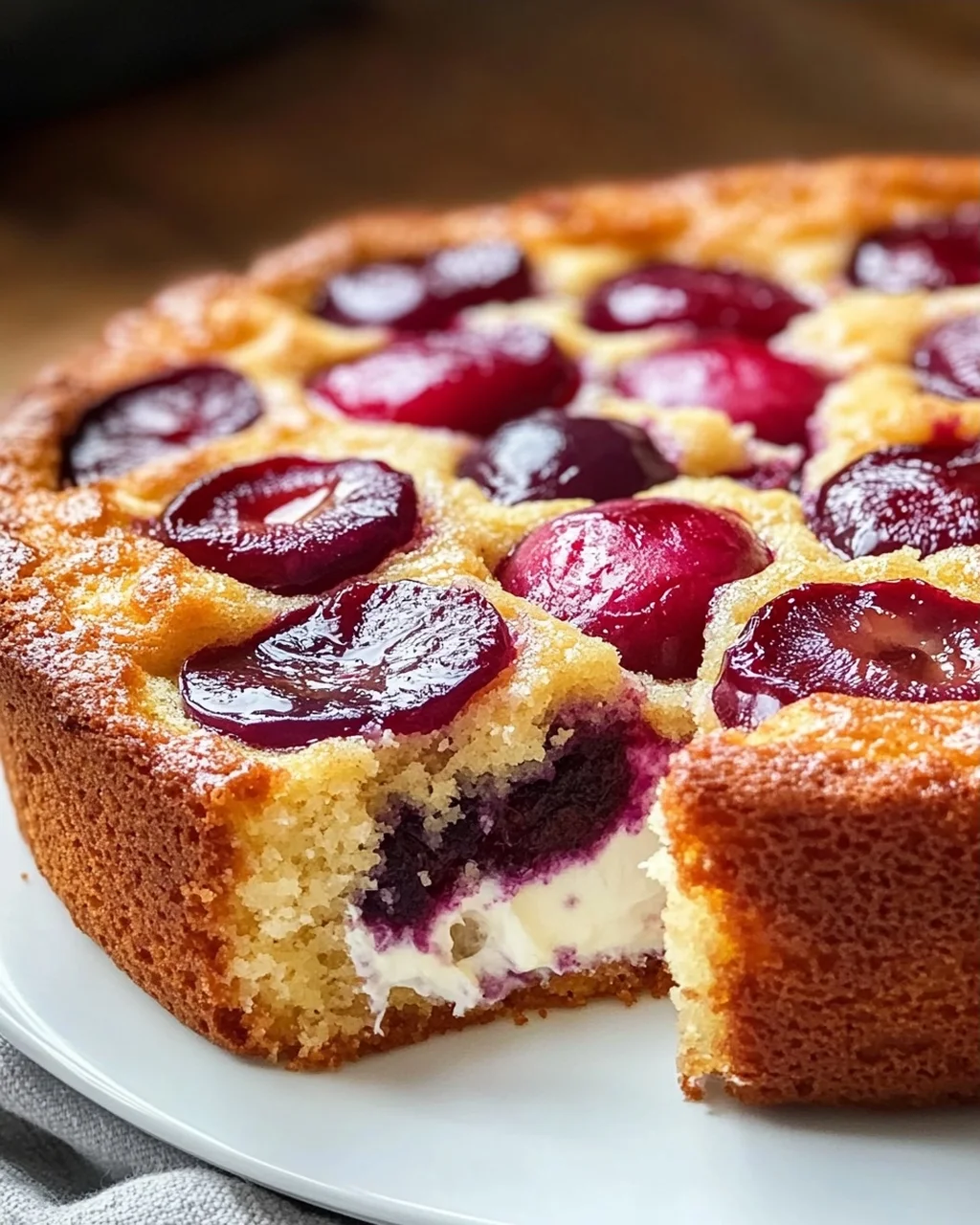 Pflaumenkuchen mit Schmand