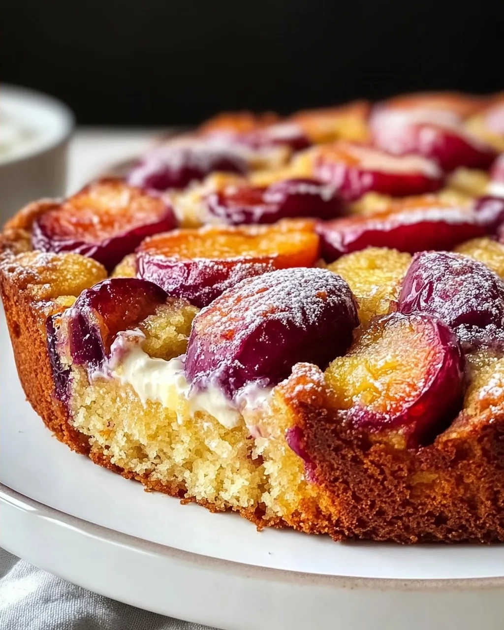 Pflaumenkuchen mit Schmand