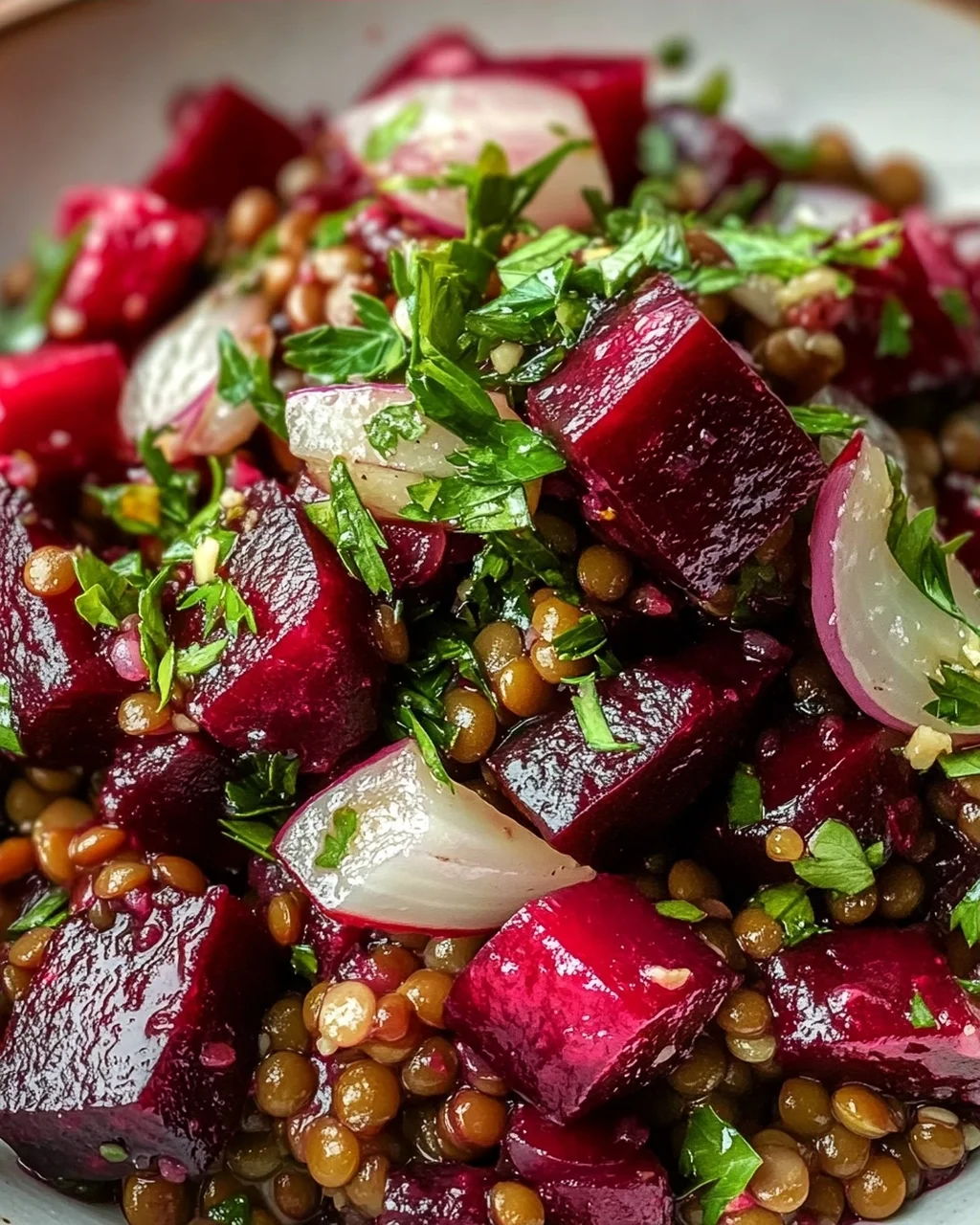 Rote Bete Linsen Salat: Einfaches Rezept für gesunden Genuss