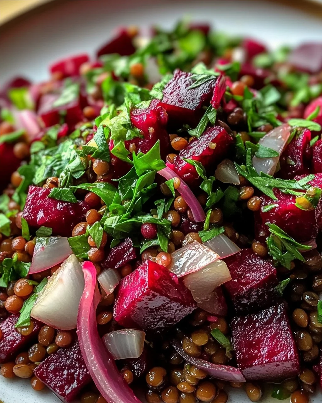 Rote Bete Linsen Salat: Einfaches Rezept für gesunden Genuss
