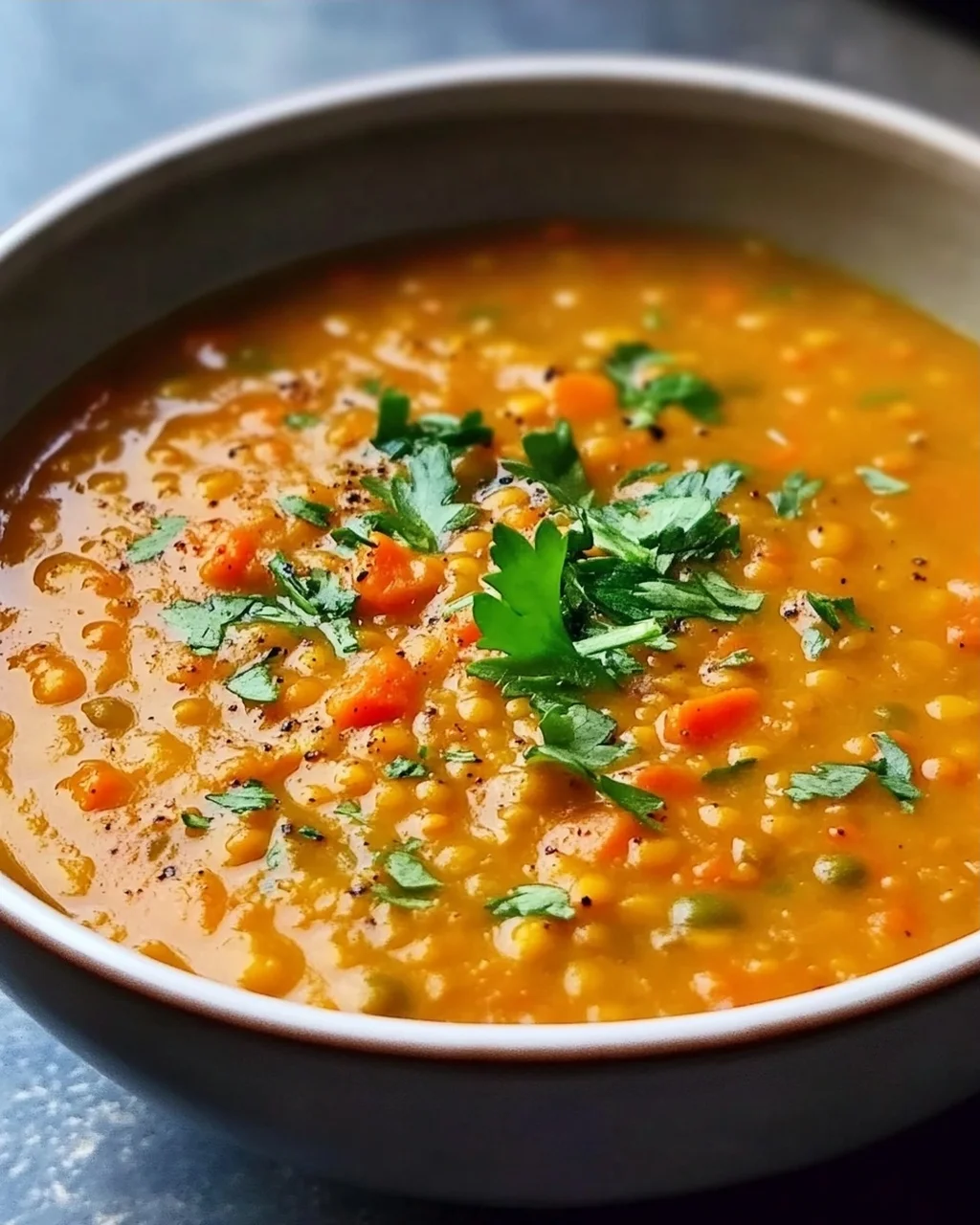 Rote Linsensuppe Kraftig Aromatisch