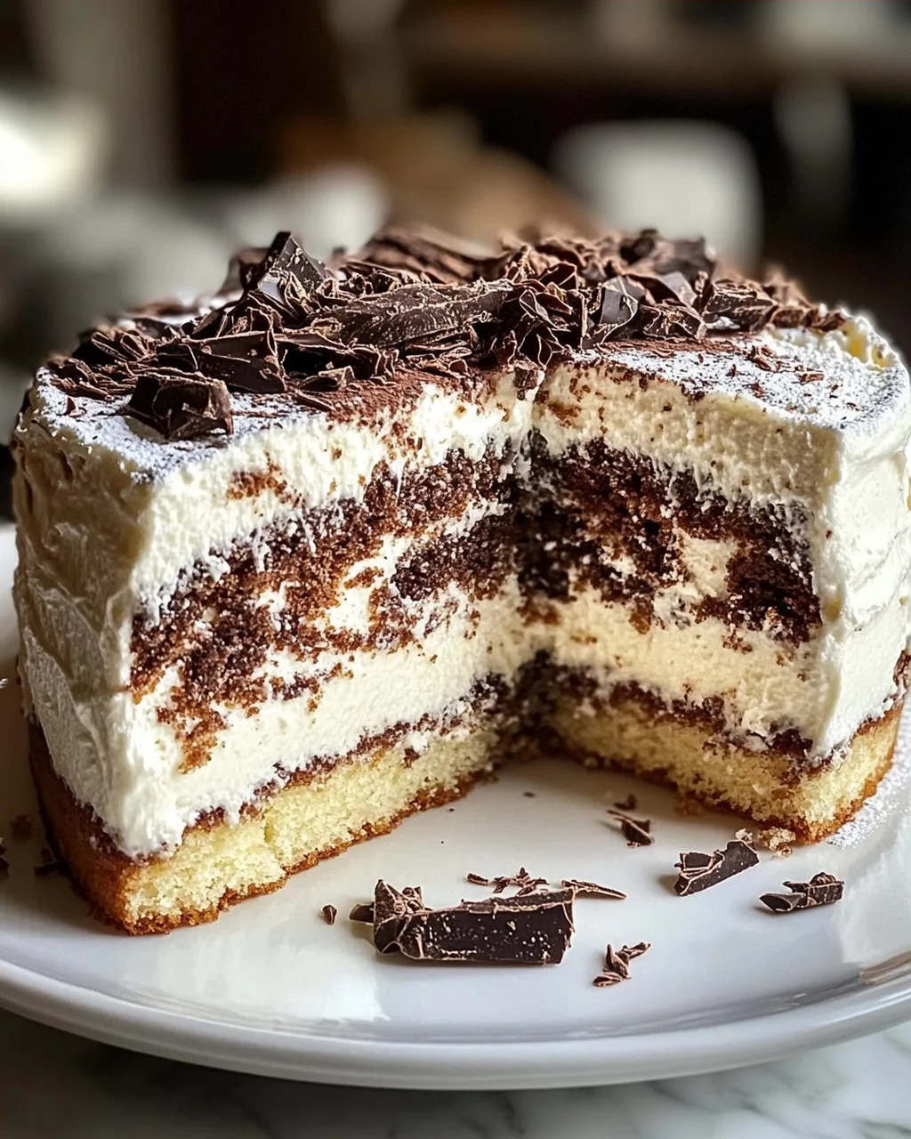 Stracciatella Cake
