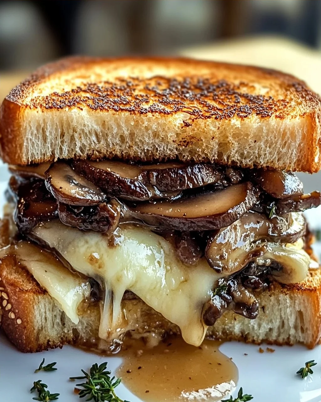 Swiss Mushroom Melt Sandwich: Das ultimative Rezept erleben!
