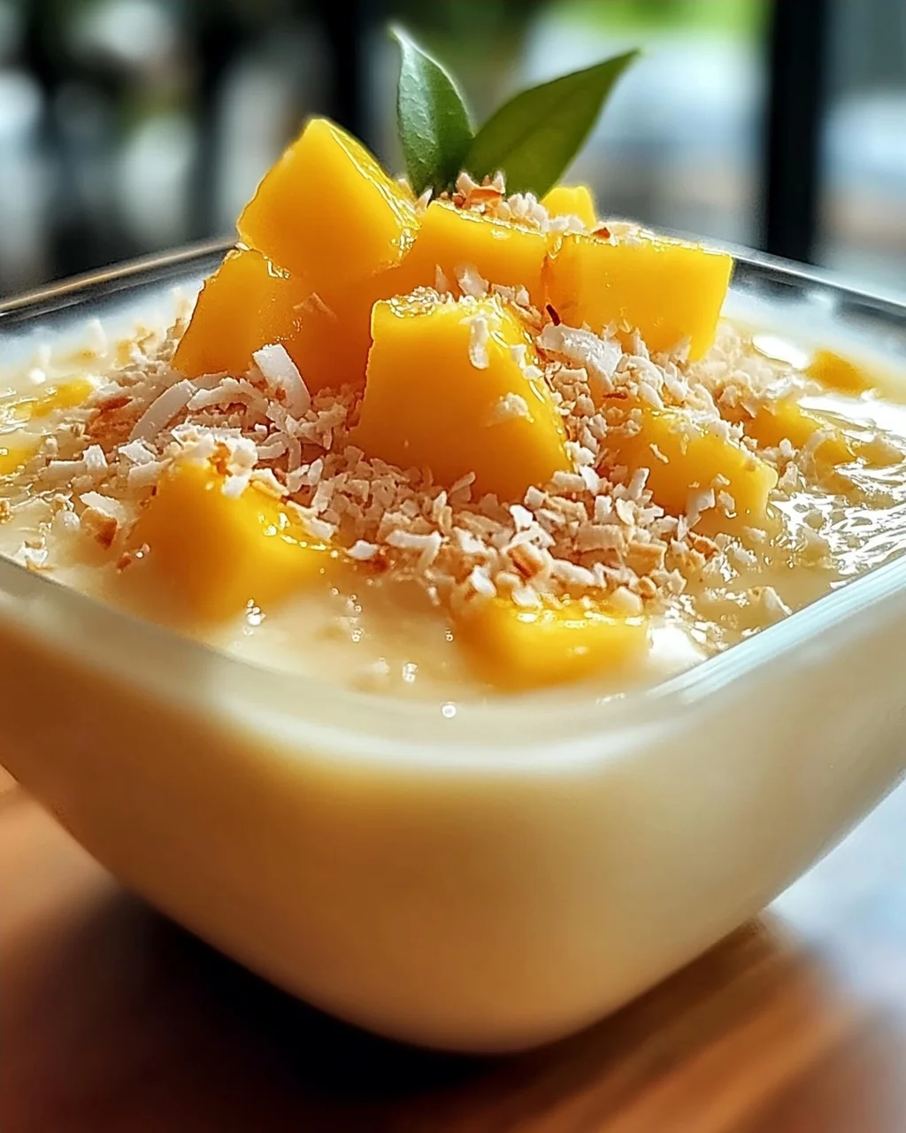 Thailändischer Kokosnuss-Pudding: Cremig und Lecker
