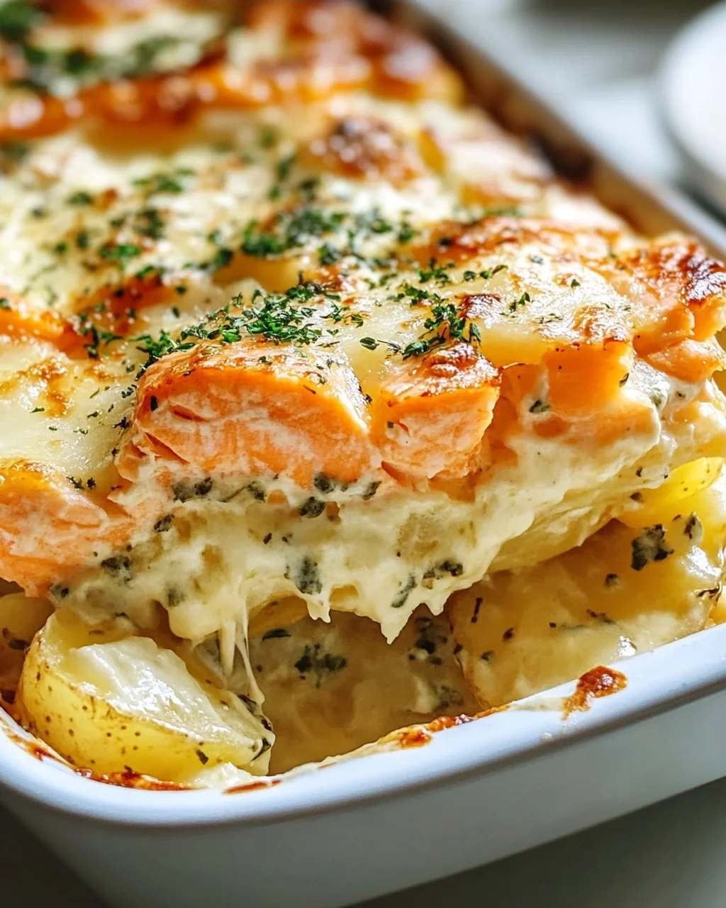 Zarter Lachs Auflauf mit Kartoffeln – Einfach und Lecker!