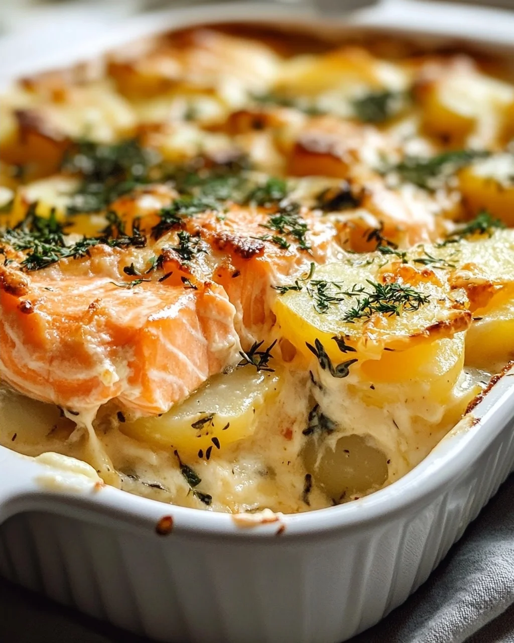 Zarter Lachs Auflauf mit Kartoffeln – Einfach und Lecker!