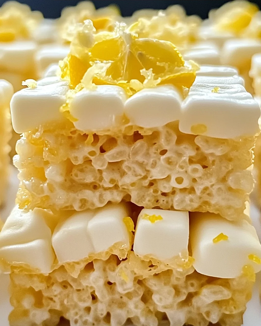 Zitronen Rice Krispy Leckerbissen für jeden Anlass