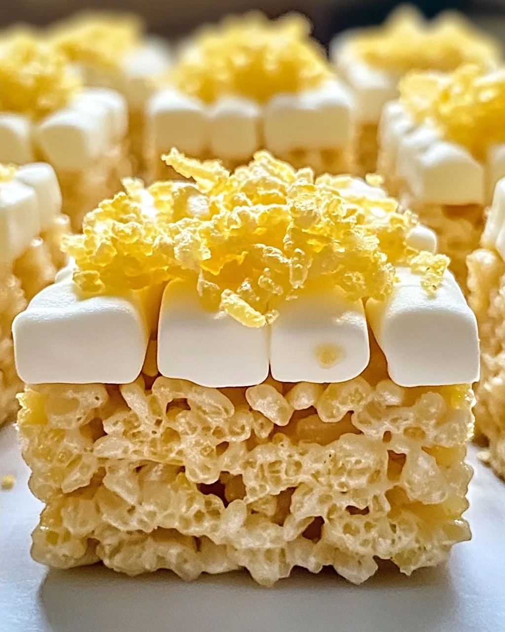 Zitronen Rice Krispy Leckerbissen für jeden Anlass